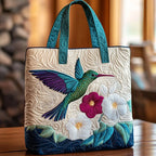 Padded White Flower Bag